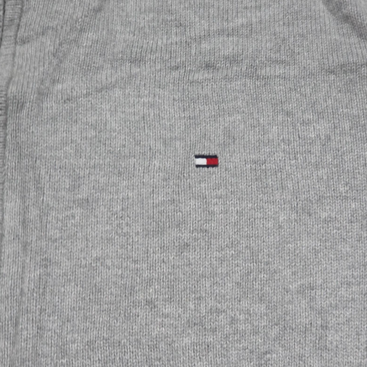Sueter Tommy Hilfiger Grande L Gris Cierre