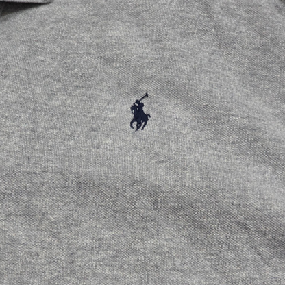 Playera Polo Ralph Lauren Xgrande Xl Gris Pony Azul