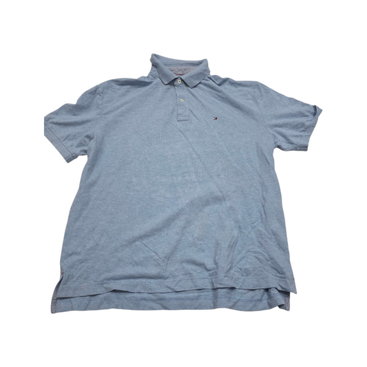 Playera Polo Tommy Hilfiger Xgrande Xl Azul Claro (Usado)