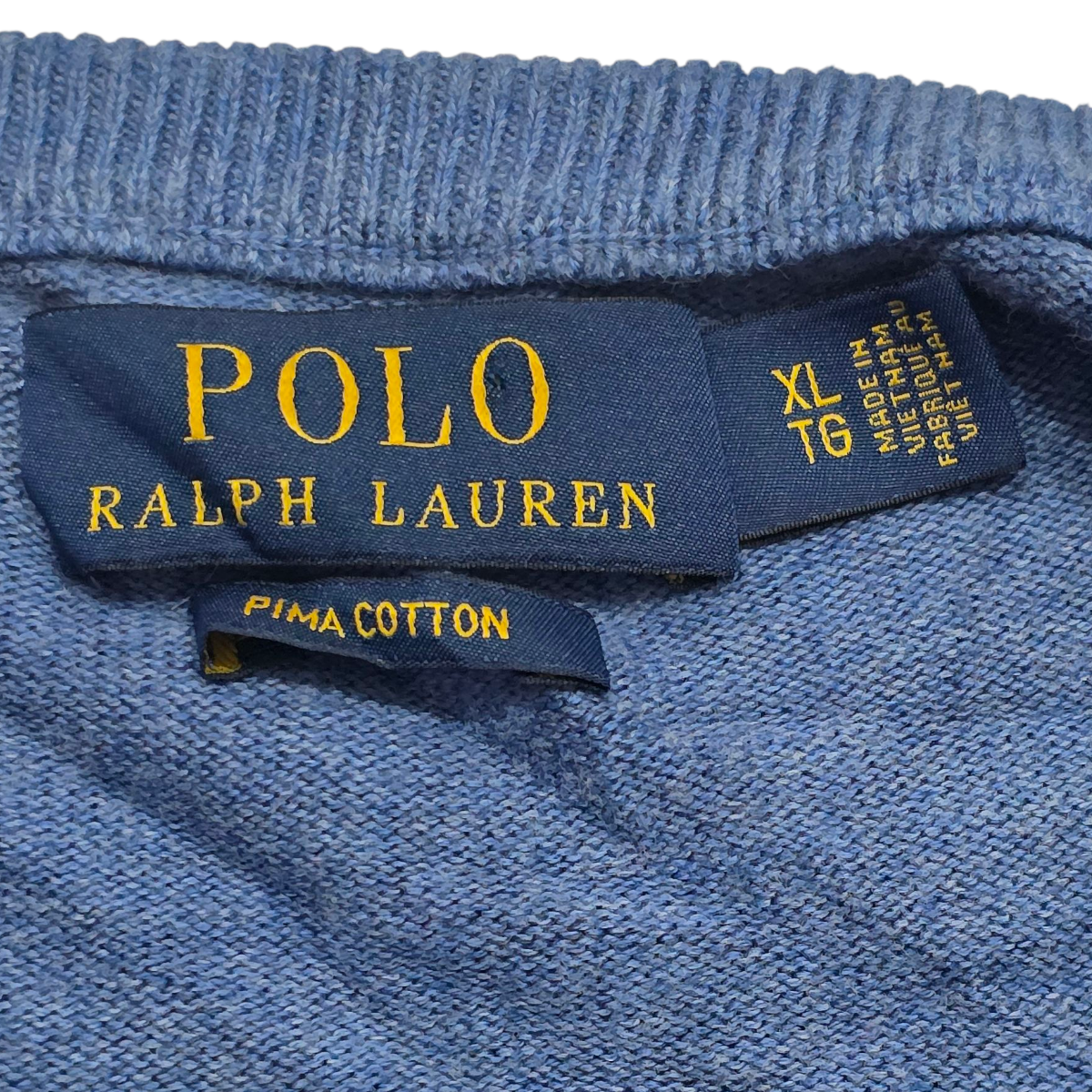 Sueter Ralph Lauren Xgrande Xl Azul Pony Azul
