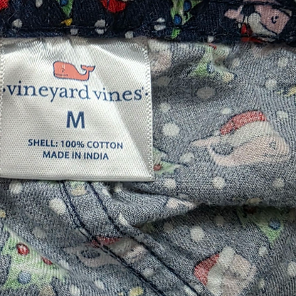 Pijama Vineyard Vines Mediana M Navidad Azul