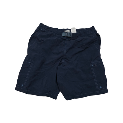 Bermuda Columbia Mediana M Azul Cinturon