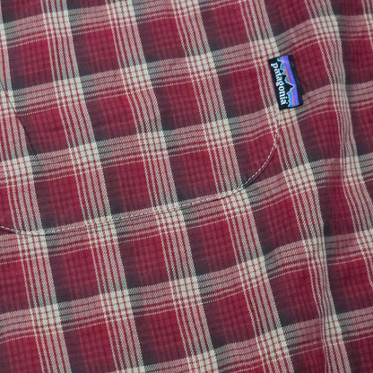 Camisa Patagonia Grande L Cuadro Vino
