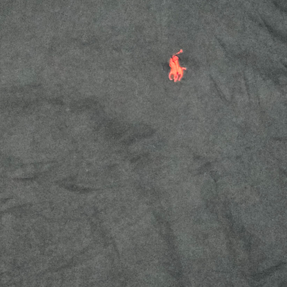 Playera Manga Larga Ralph Lauren Grande L Negro Pony Rojo