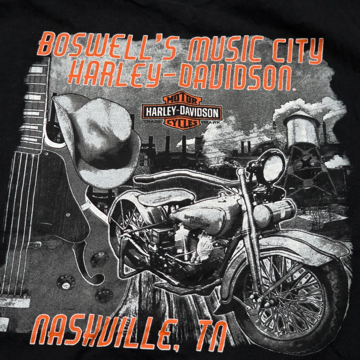Playera Harley Davidson Xgrande Nashville Moto