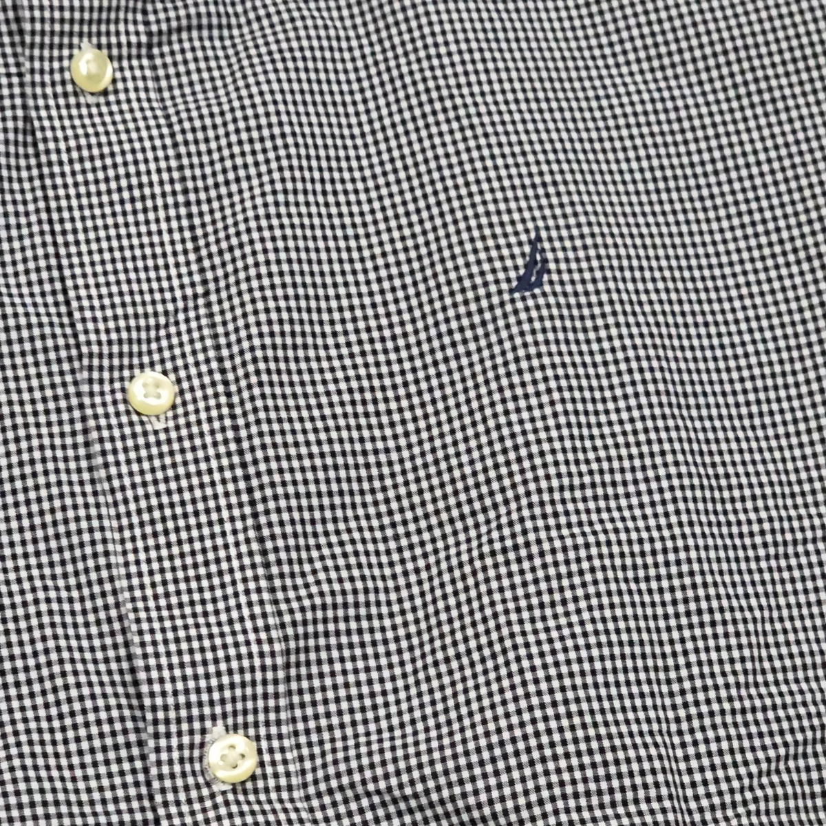 Camisa Nautica Xgrande 17 1/2 32-33 Classic Fit Cuadro Negro