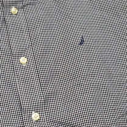 Camisa Nautica Xgrande 17 1/2 32-33 Classic Fit Cuadro Negro