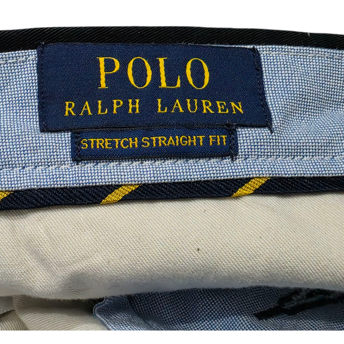 Pantalon Ralph Lauren 32x30 Stretch Classic Fit Negro