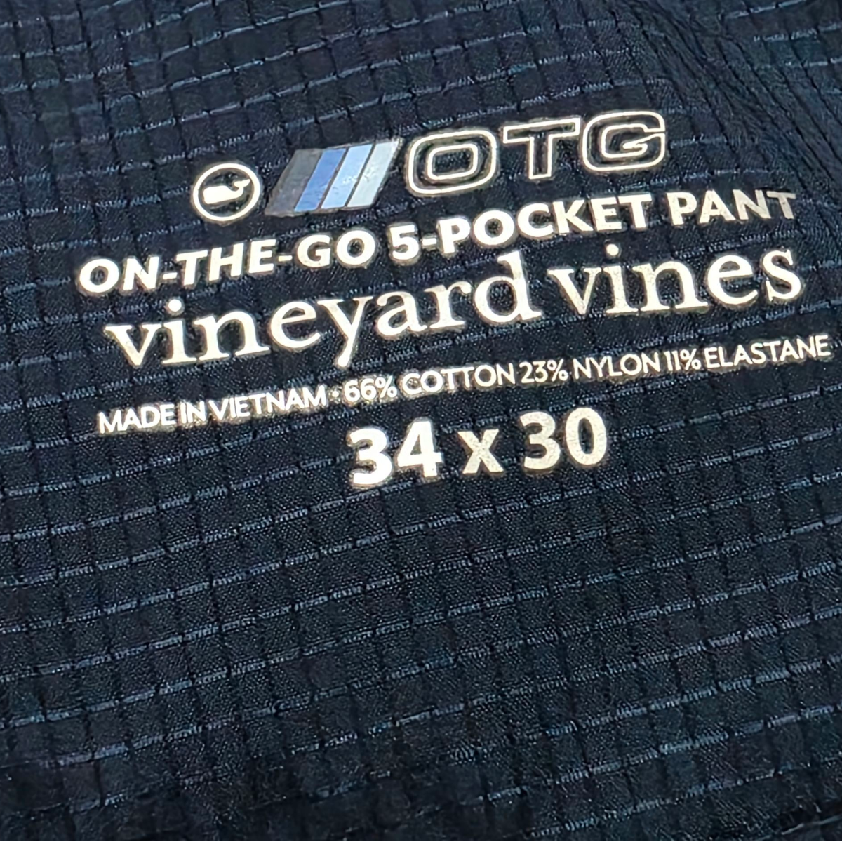 Pantalon Vineyard Vines On The Go 34x30 Slimfit Cafe Claro