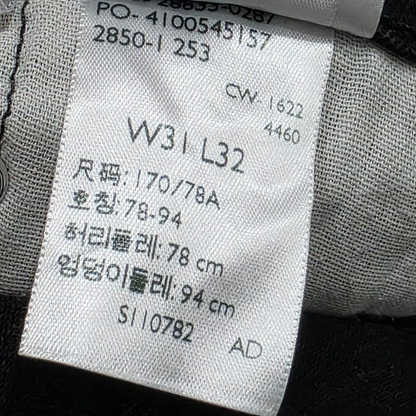 Pantalon Levis 512 31x32 Slimfit Negro