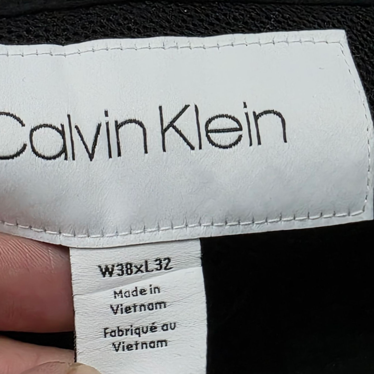 Pantalon Calvin Klein 38x32 Slimfit Negro