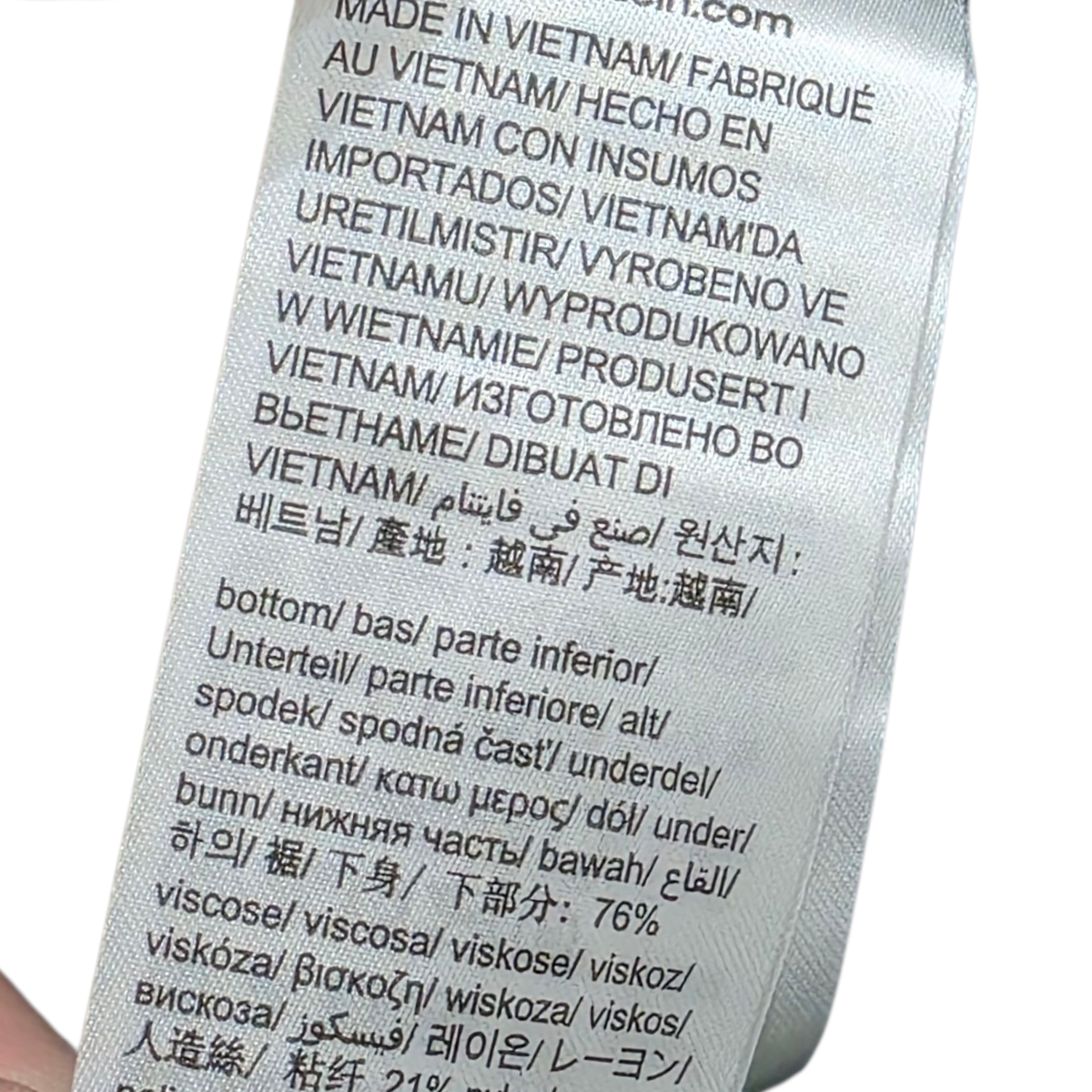 Pantalon Calvin Klein 38x32 Slimfit Negro