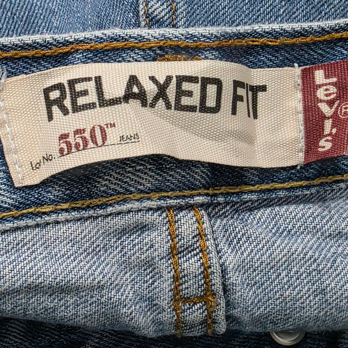 Pantalon Levis 550 38x34 Relaxed Fit Azul Claro