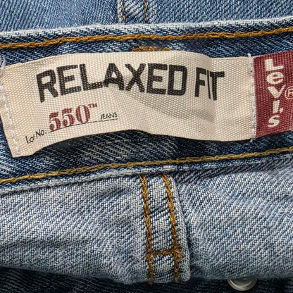 Pantalon Levis 550 38x34 Relaxed Fit Azul Claro