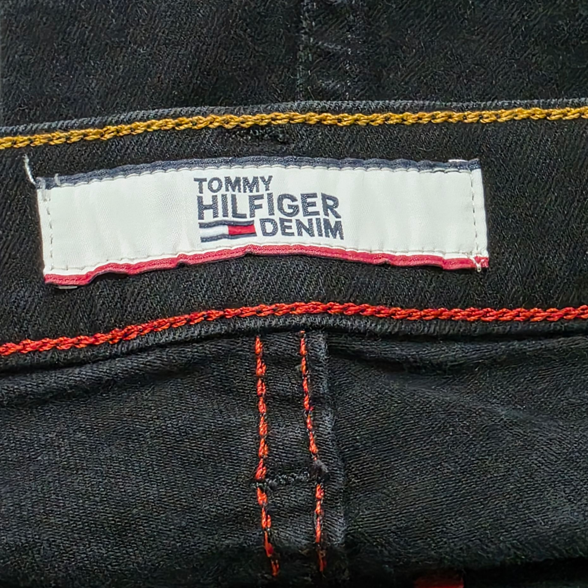 Pantalon Tommy Hilfiger 42x39 Recto Negro