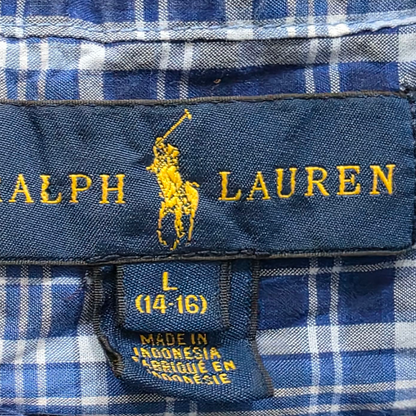 Camisa Ralph Lauren Adolescente Grande L 14-16