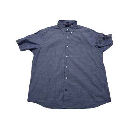 Camisa Tommy Hilfiger Xgrande 17 1/2 Regular Fit Azul