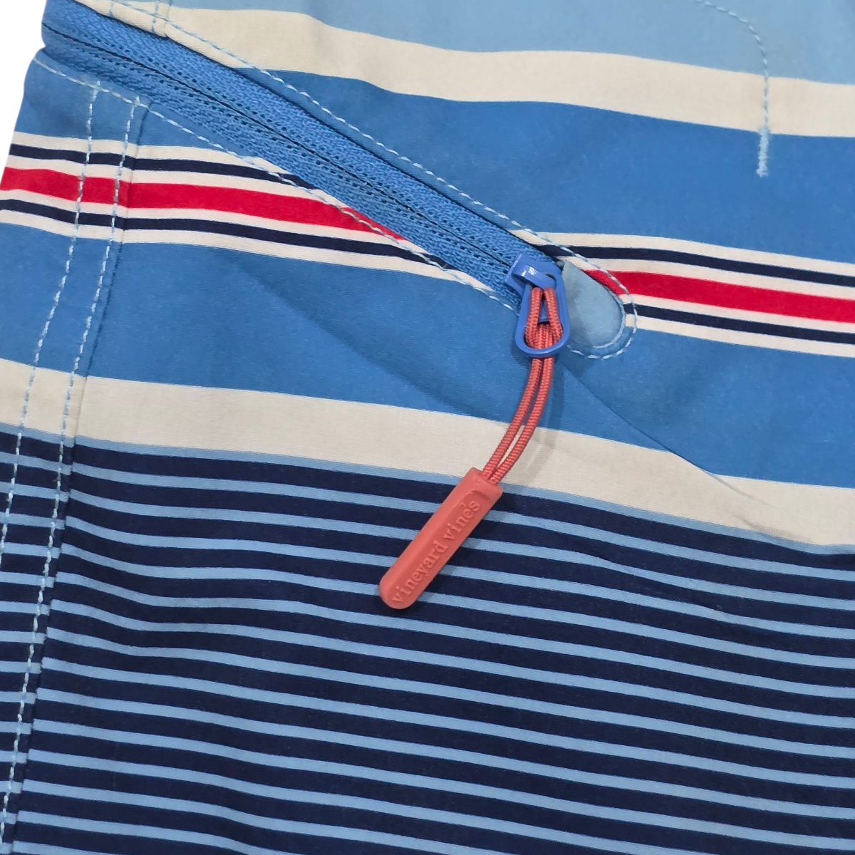 Bermuda Vineyard Vines Talla 30 Azul Lineas