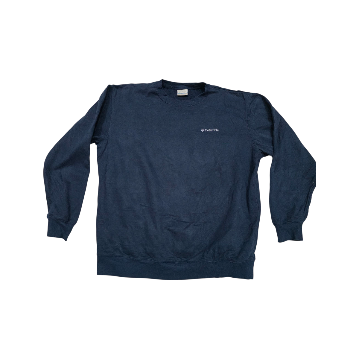 Sudadera Columbia Xgrande Xl Azul Deslavado