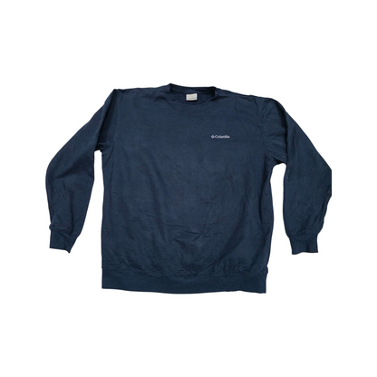 Sudadera Columbia Xgrande Xl Azul Deslavado