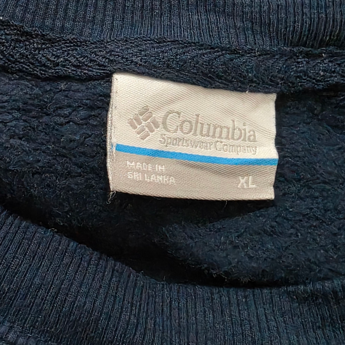 Sudadera Columbia Xgrande Xl Azul Deslavado