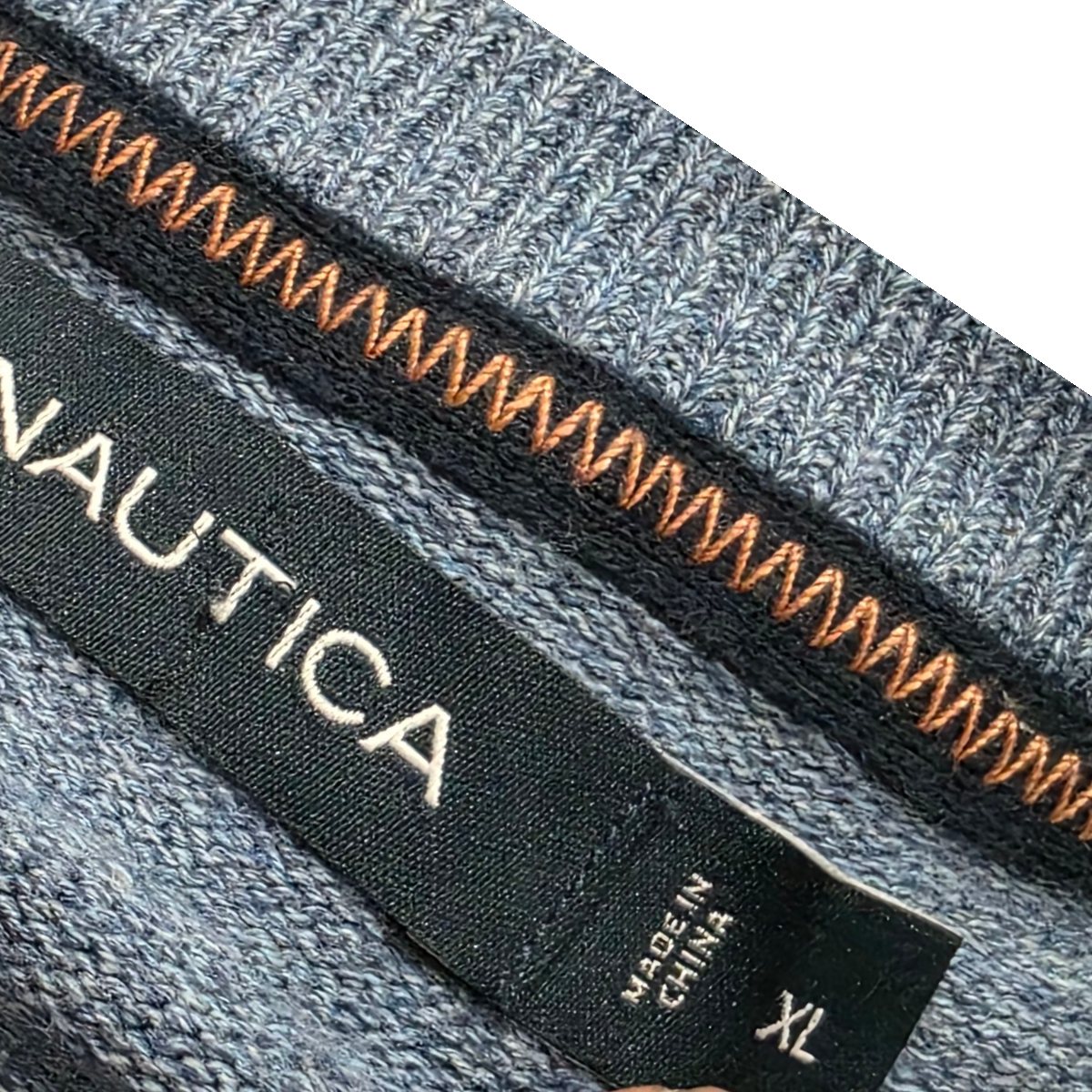 Sueter Nautica Azul Claro Xgrande Xl Velero (Usado)