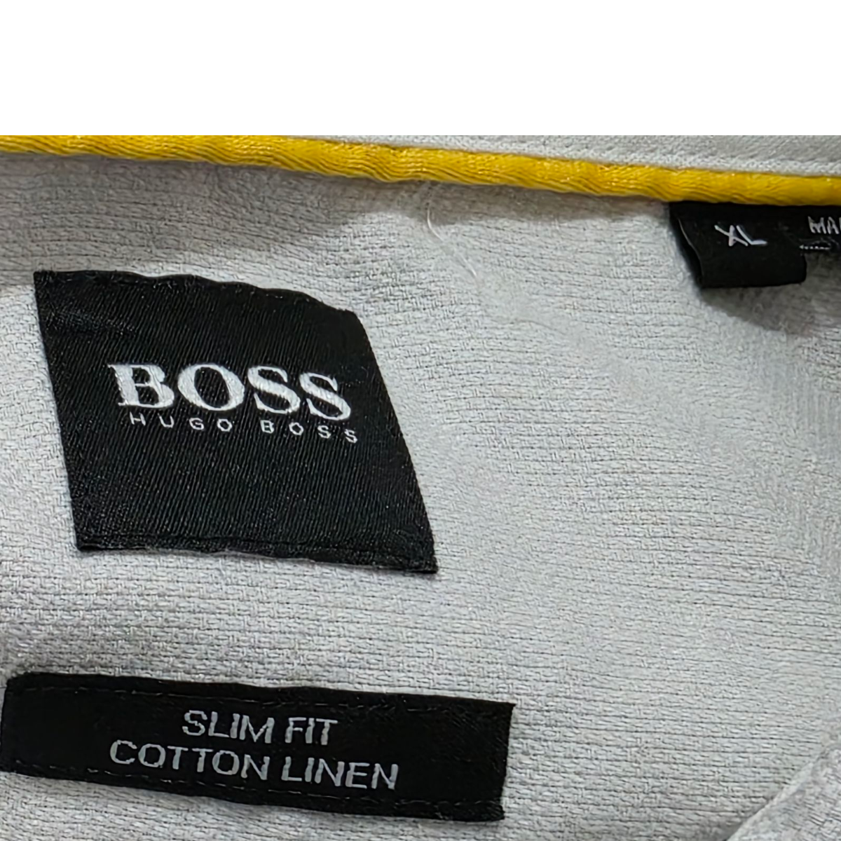 Camisa Boss Hugo Boss Xgrande Xl Gris Slimfit