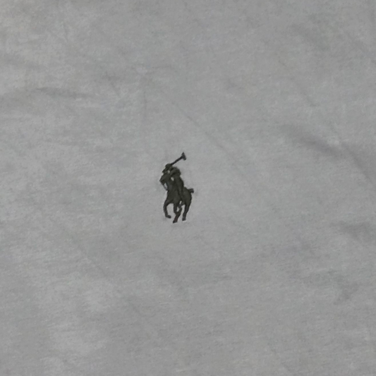 Playera Ralph Lauren Xgrande Xl Gris Deslavado Pony Gris