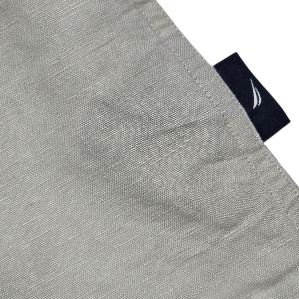 Camisa Manga Corta Nautica Xgrande Xl Beige Oscuro