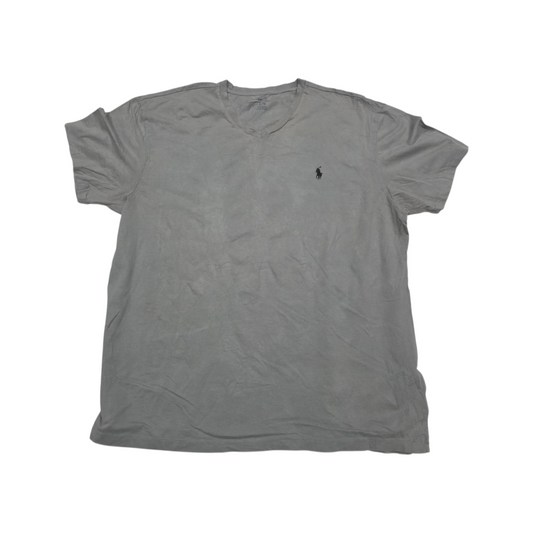 Playera Ralph Lauren Xgrande Xl Gris Deslavado Pony Gris