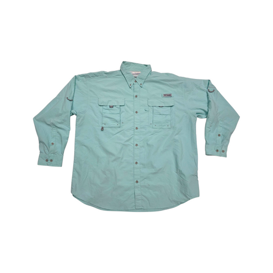 Camisa Columbia Pfg Xgrande Azul Claro Omni Shade