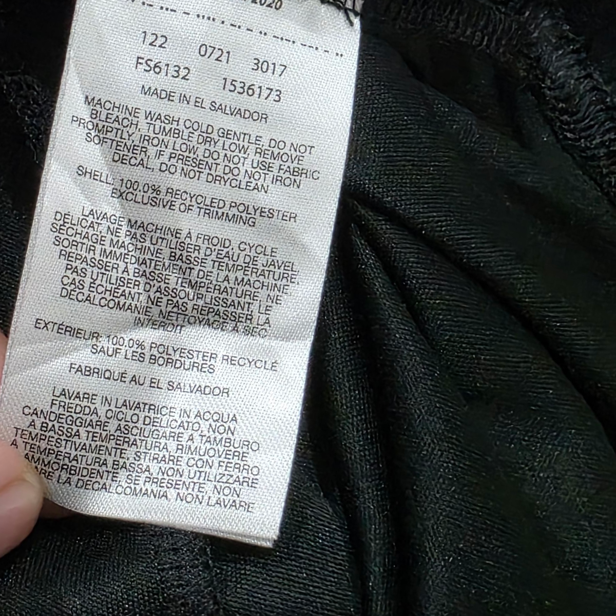 Playera Manga Larga Columbia Pfg 3x Negro