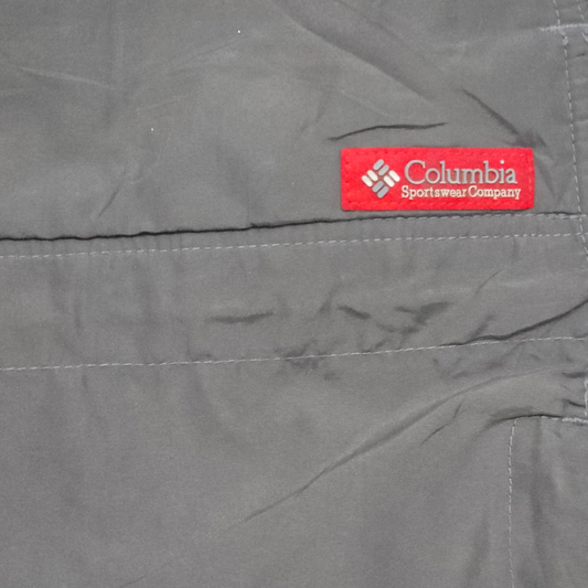 Chamarra Impermeable Columbia Chico S Gris Vintage