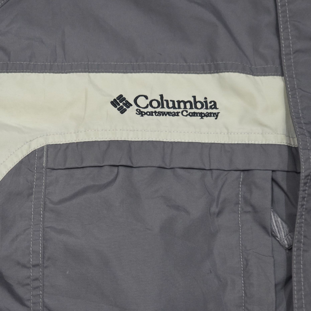 Chamarra Columbia Xgrande Xl Gris Con Forro (Usado)