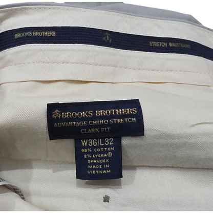Pantalon Brooks Brothers 36x32 Clark Fit Cafe (Usado)