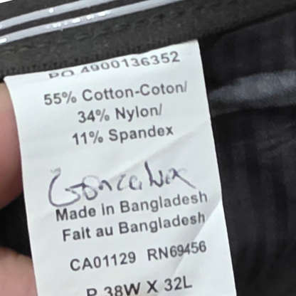 Pantalon Michael Kors 38x32 Slimfit Gris Oscuro Cenizo