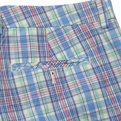 Pantalon Vineyard Vines 38x32 Breaker Pant Cuadro Azul (Usado)