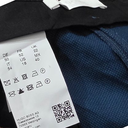 Pantalon Vestir Boss Hugo Boss 40x32 Azul