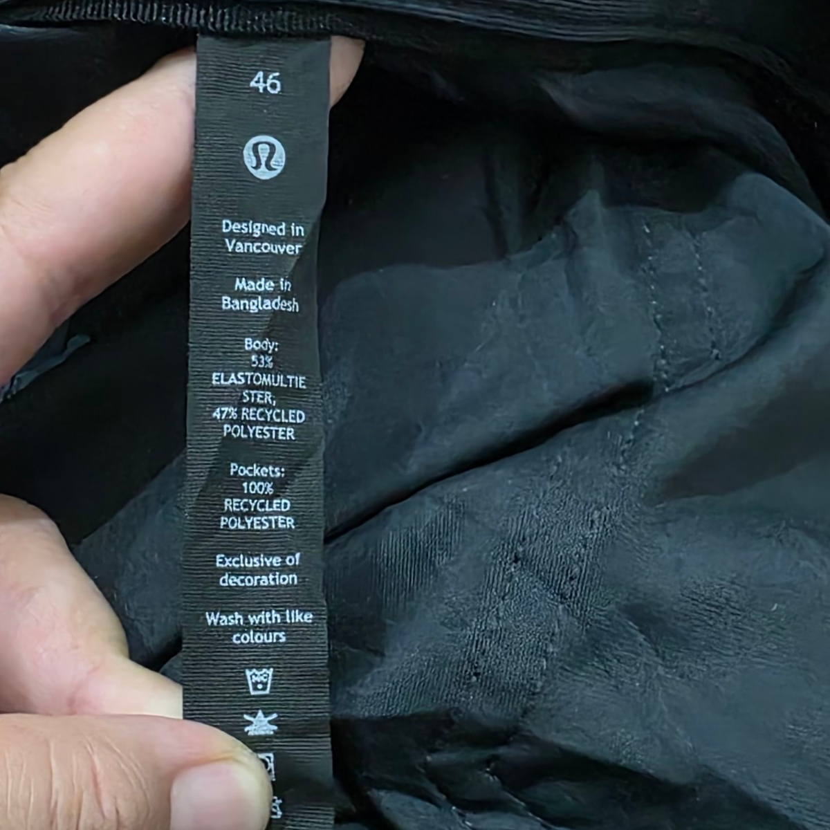 Pantalon Deportivo Gris Lululemon Talla 46