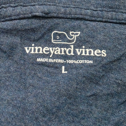 Playera Manga Larga Vineyard Vines Grande L Azul