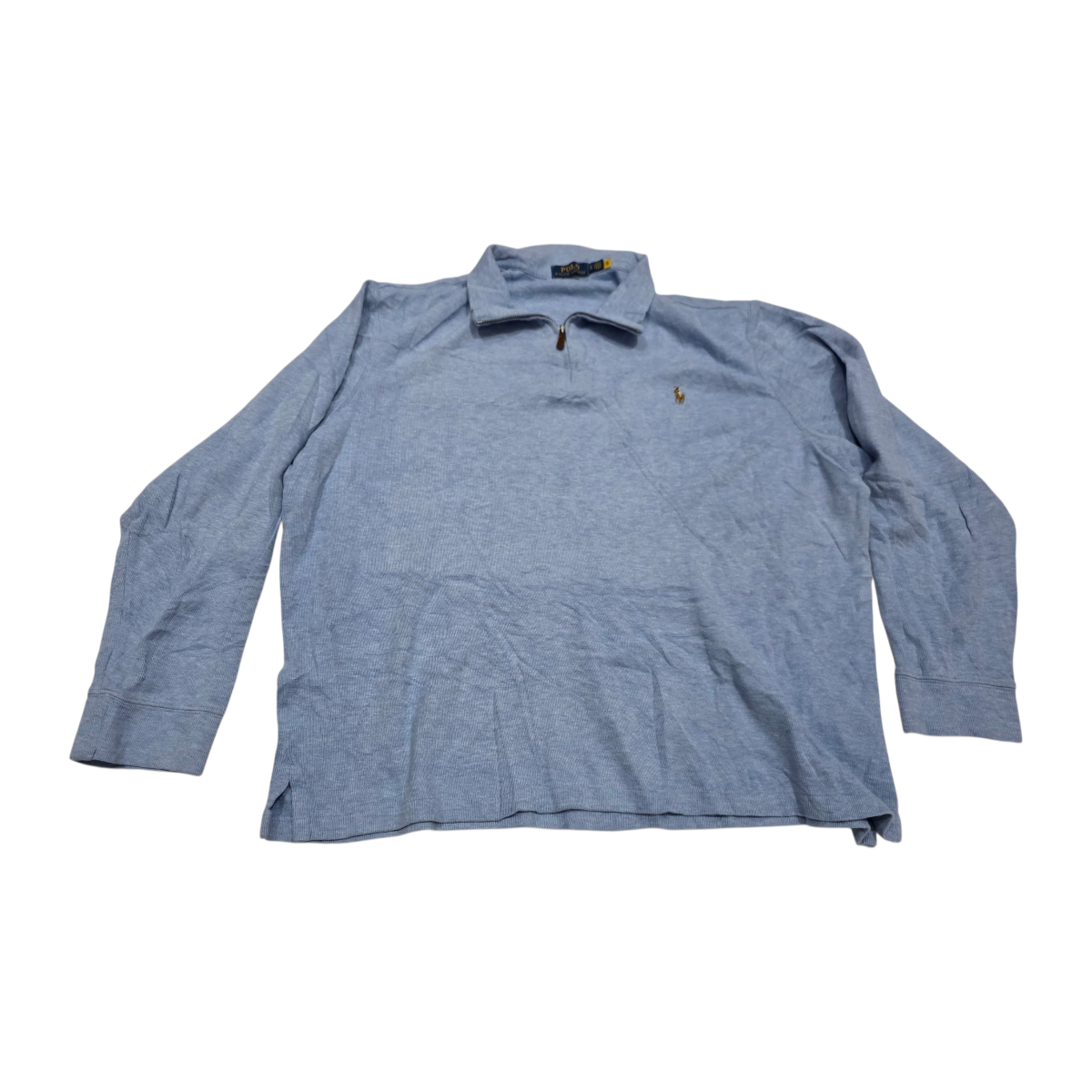 Sueter Ralph Lauren Xgrande Xl Azul Medio Cierre