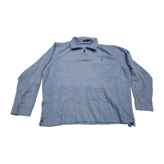 Sueter Ralph Lauren Xgrande Xl Azul Medio Cierre