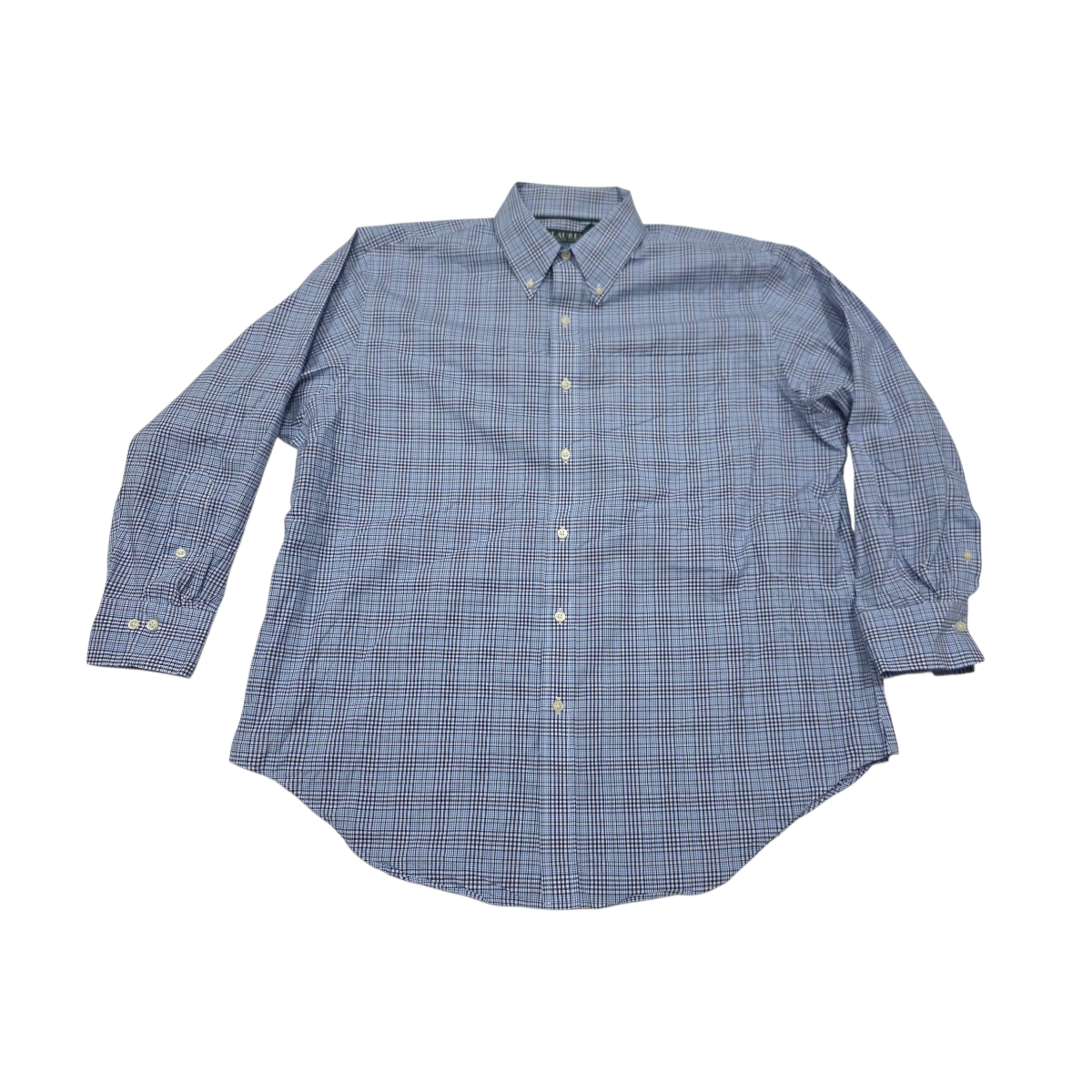 Camisa Ralph Lauren Xgrande Xl 17 32-33 Classic Fit Azul