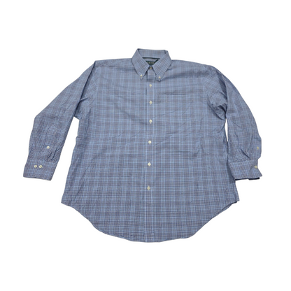 Camisa Ralph Lauren Xgrande Xl 17 32-33 Classic Fit Azul