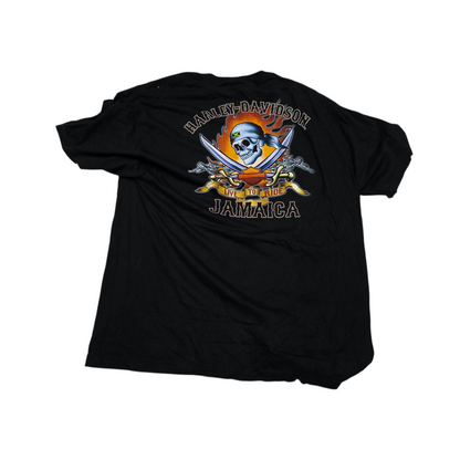 Playera Harley Davidson Jamaica Talla 2xl Negro