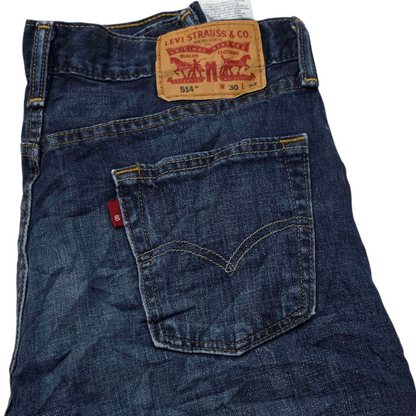 Pantalon Levis 514 30x32 Recto Azul Marino