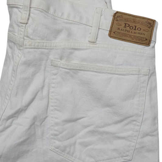 Pantalon Ralph Lauren 38x32 Recto Blanco