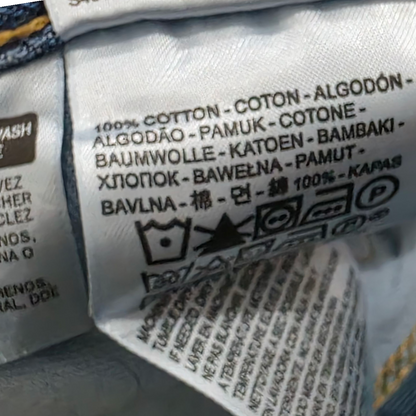 Pantalon Recto Levis 550 36x32 Azul