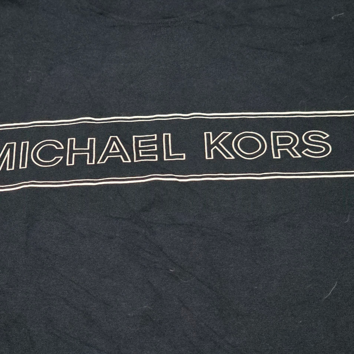 Playera Manga Larga Michael Kors Grande L Azul