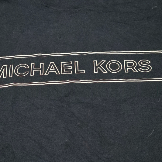 Playera Manga Larga Michael Kors Grande L Azul
